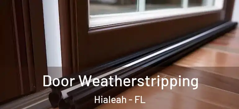  Door Weatherstripping Hialeah - FL