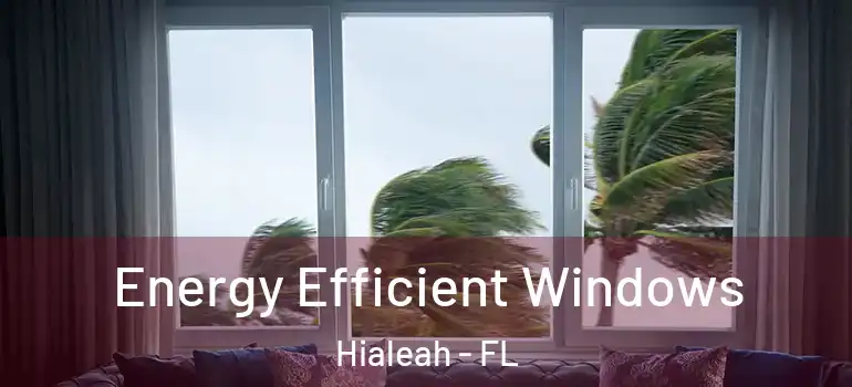  Energy Efficient Windows Hialeah - FL